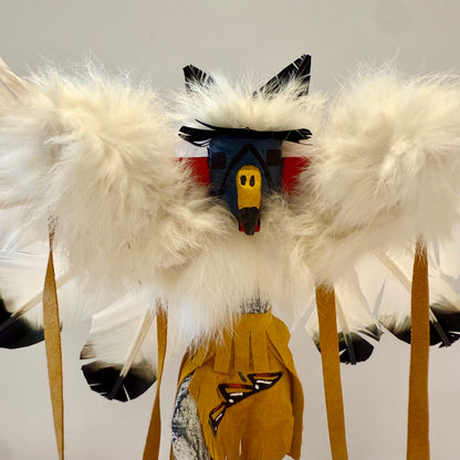 Native American Navajo Eagle Kachina Doll / Gold