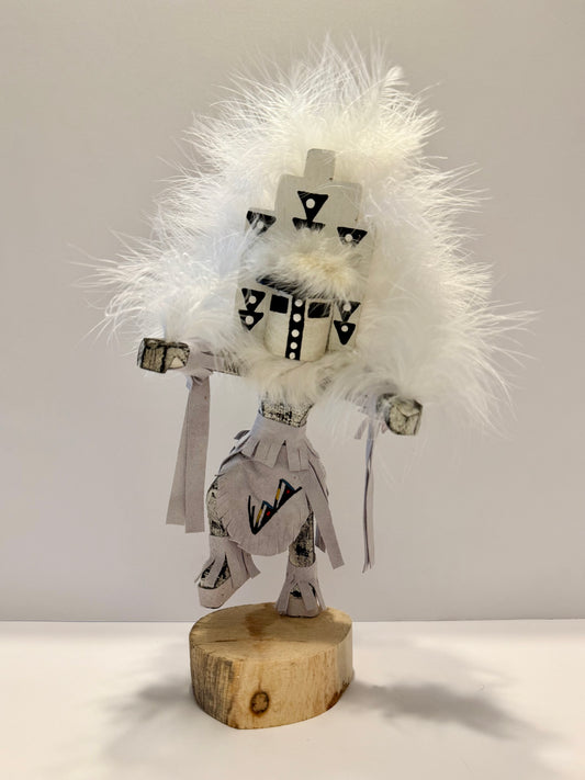 Native American Navajo White Cloud Kachina Doll /White A