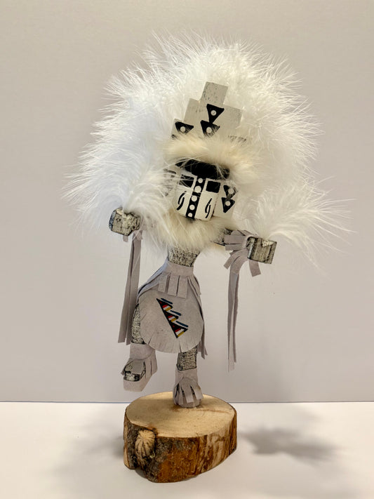 Native American Navajo White Cloud Kachina Doll /White B