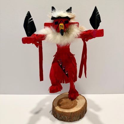 Native American Navajo Red Tail Hawk Kachina Doll