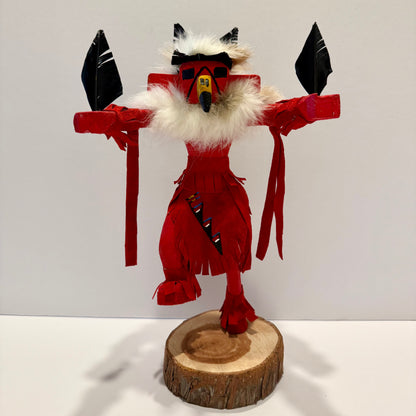 Native American Navajo Red Tail Hawk Kachina Doll
