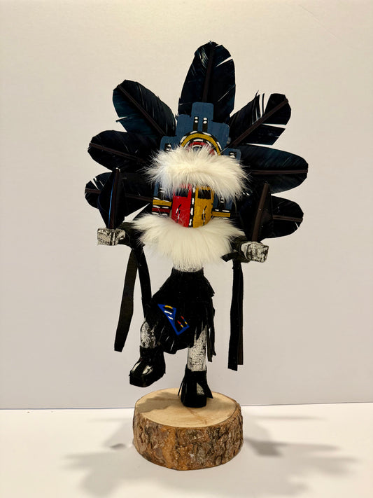 Native American Navajo Hemis Kachina Doll / Black A