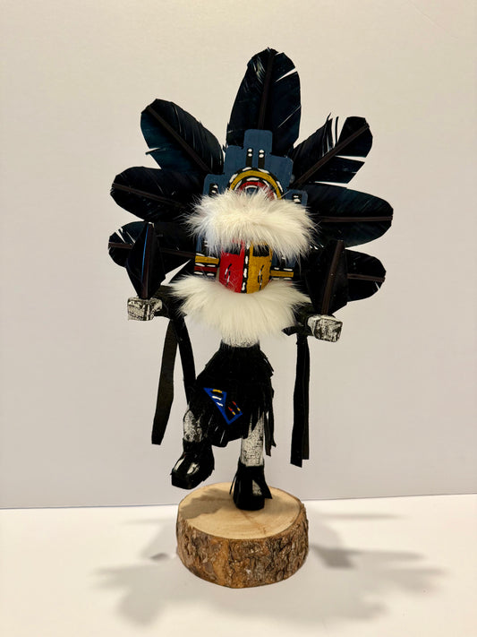 Native American Navajo Hemis Kachina Doll / Black A