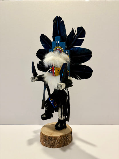 ネイティブアメリカンナバホ族 へミスカチーナドール / ブラックA