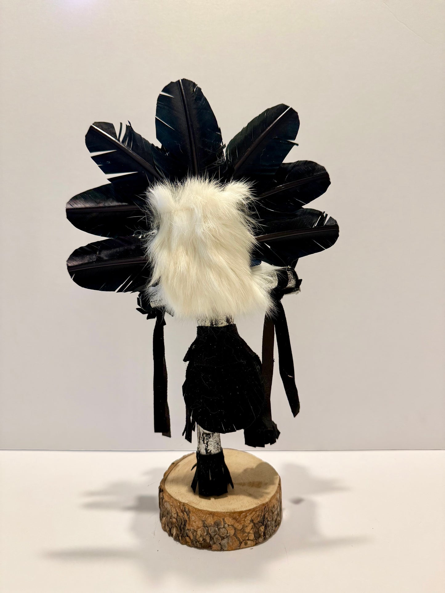 ネイティブアメリカンナバホ族 へミスカチーナドール / ブラックA