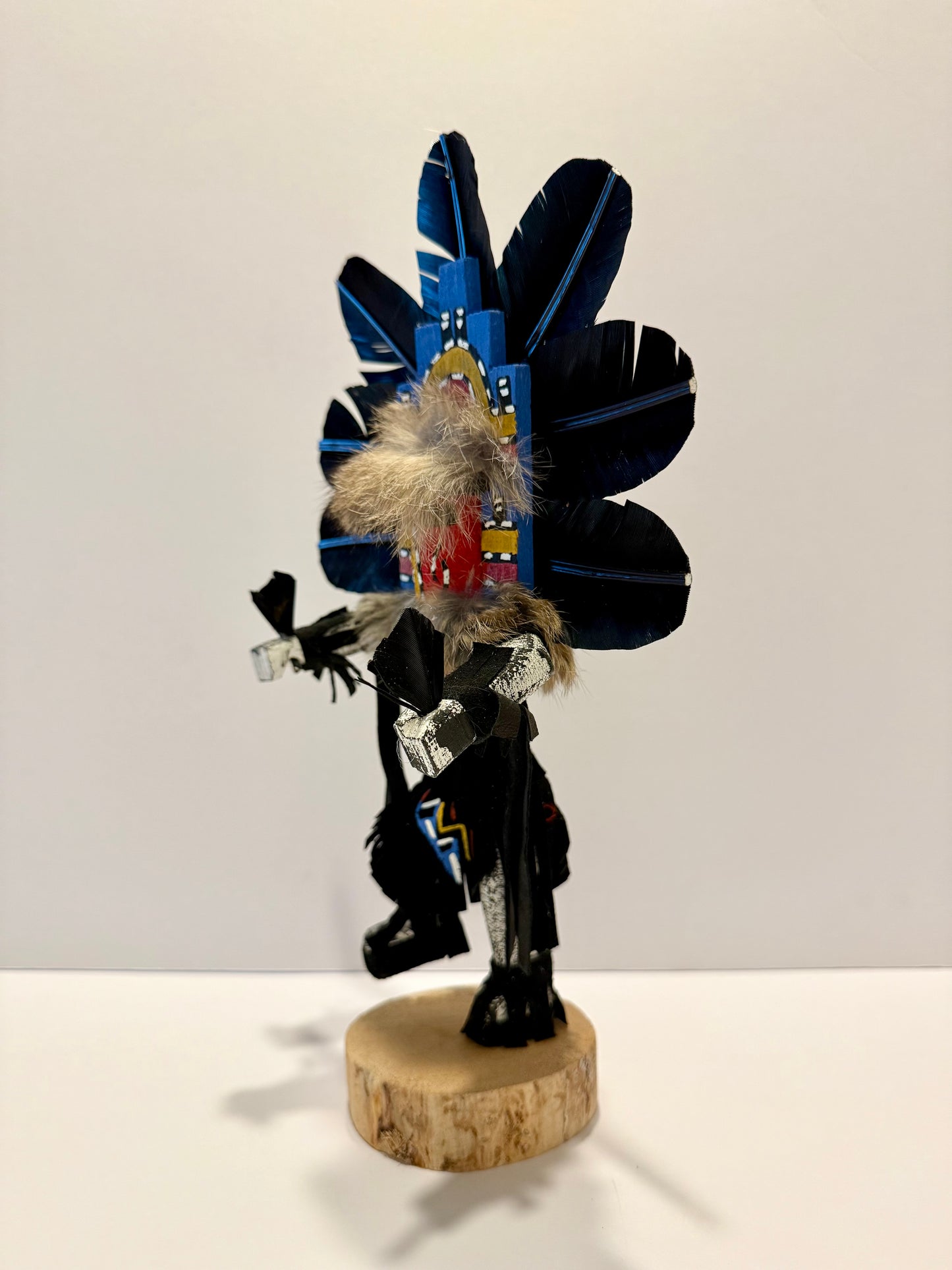 ネイティブアメリカンナバホ族 へミスカチーナドール / ブラックB