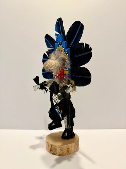 ネイティブアメリカンナバホ族 へミスカチーナドール / ブラックB