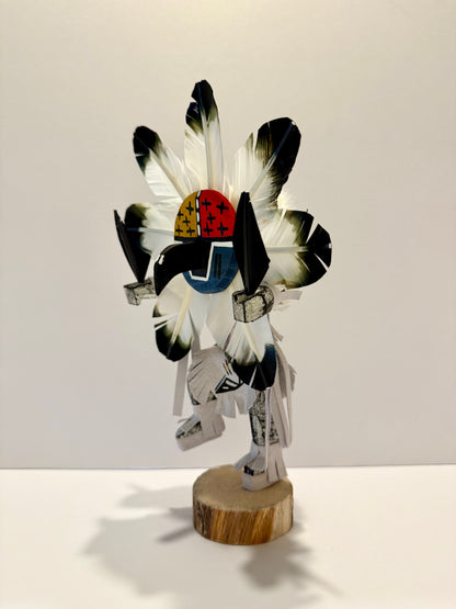 ネイティブアメリカンナバホ族 チーフカチーナドール ホワイト