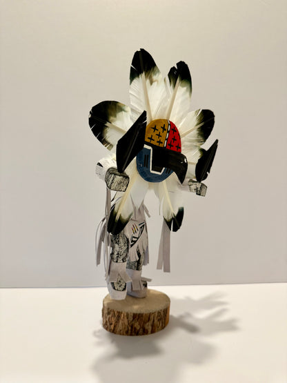 ネイティブアメリカンナバホ族 チーフカチーナドール ホワイト