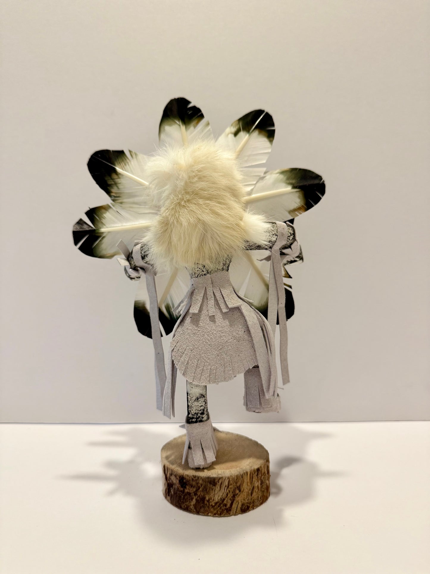 ネイティブアメリカンナバホ族 チーフカチーナドール ホワイト