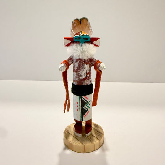 Native American Navajo Tiny Kachina Doll / Silent Warrior