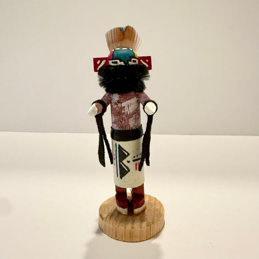 Native American Navajo Tiny Kachina Doll / Snow