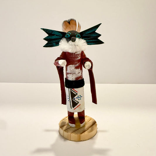 Native American Navajo Tiny Kachina Doll / Crow