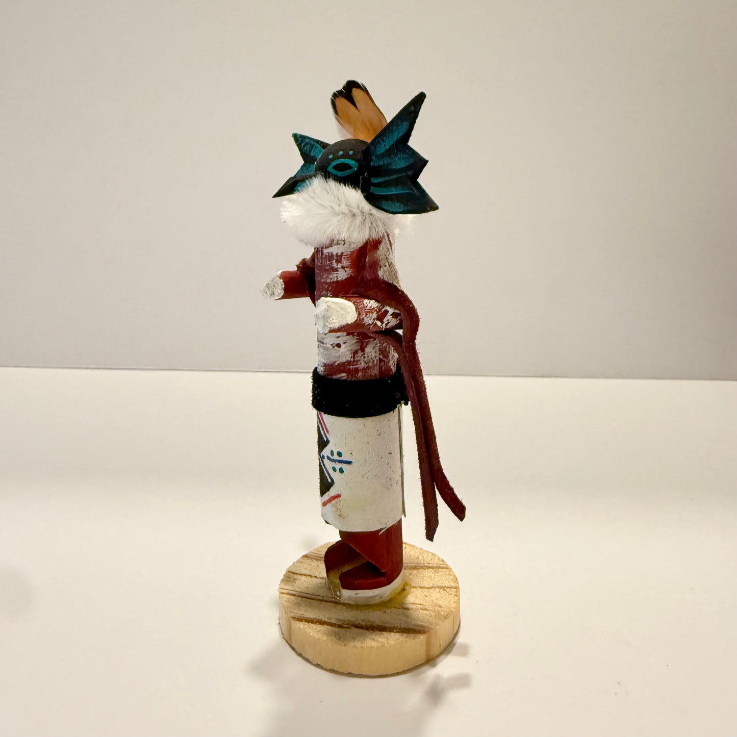 Native American Navajo Tiny Kachina Doll / Crow