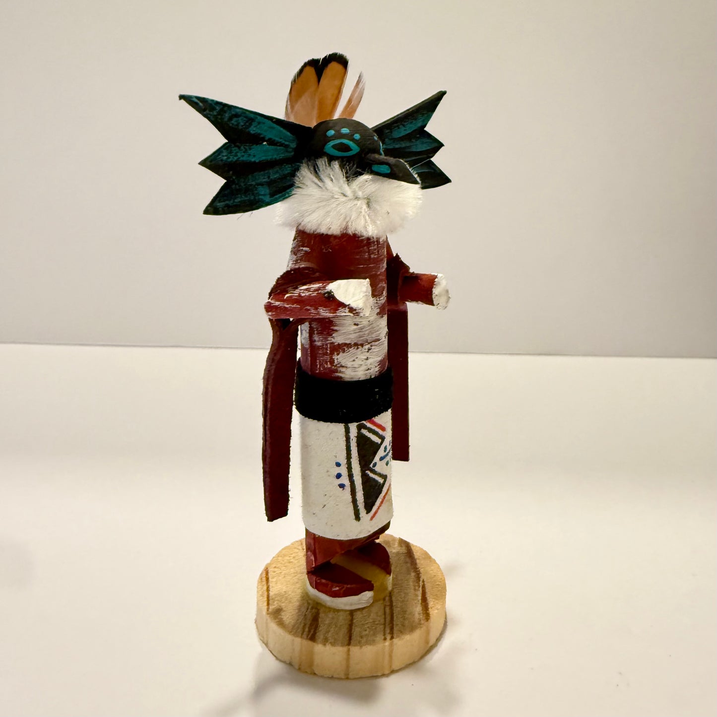 Native American Navajo Tiny Kachina Doll / Crow