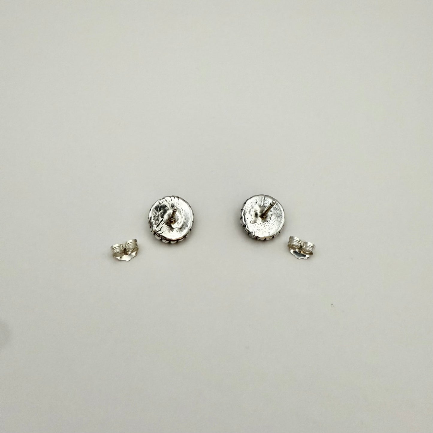 Concho Stud Earrings 3/8"