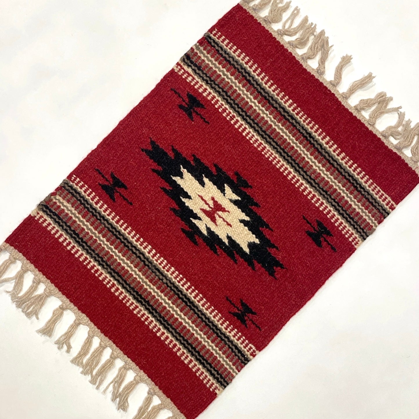 Hand Woven Southwest Table Mat  15" x 20" C