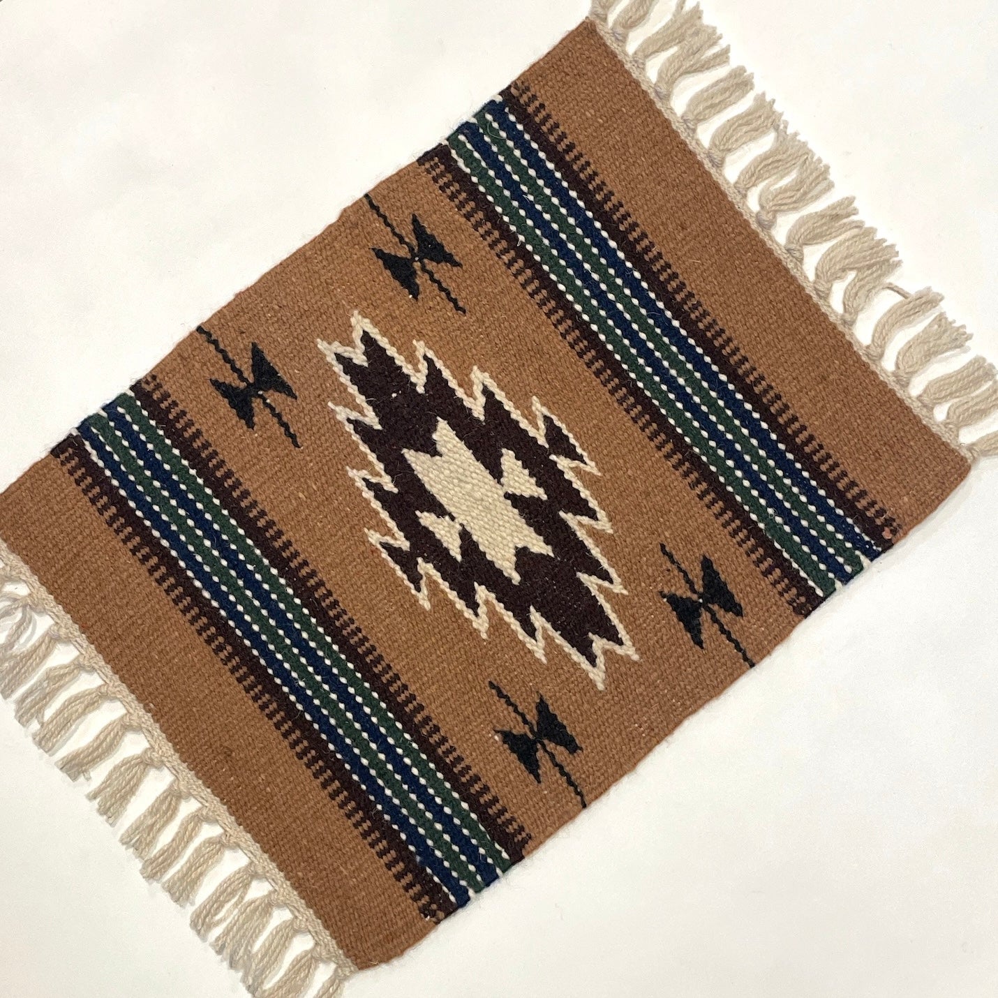 Hand Woven Southwest Table Mat  15" x 20" D