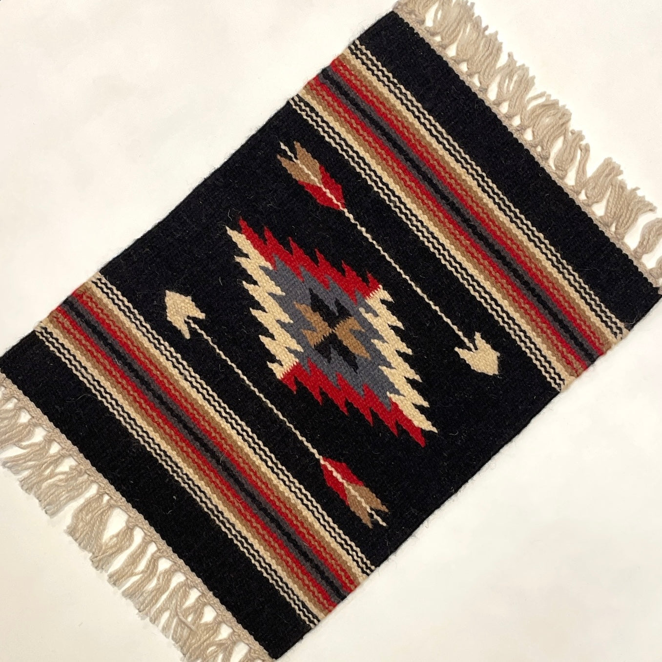 Hand Woven Southwest Table Mat  15" x 20" H