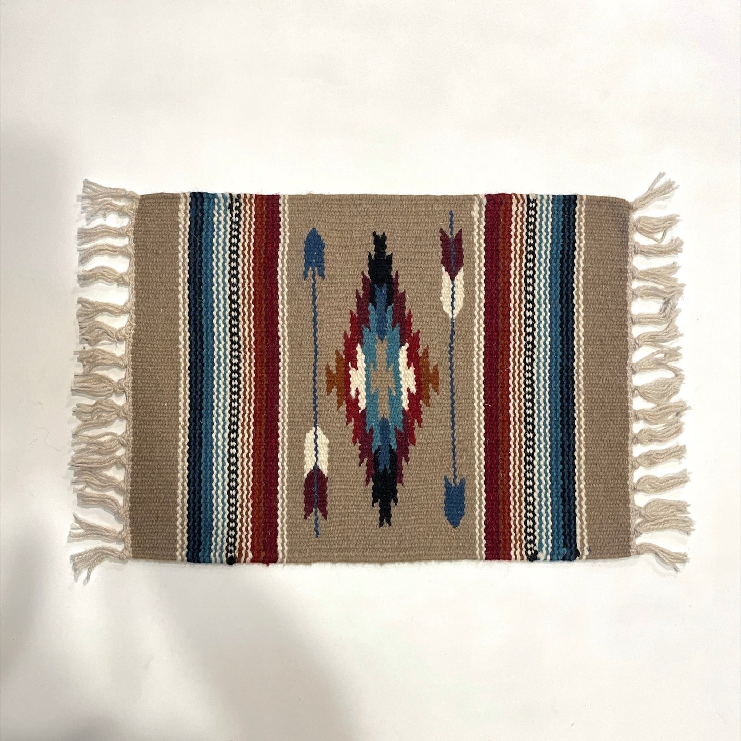 Hand Woven Southwest Table Mat  15" x 20" I