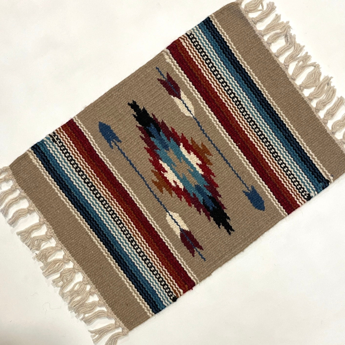 Hand Woven Southwest Table Mat  15" x 20" I