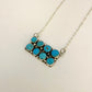 Kingman Turquoise Bar Necklace D