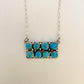 Kingman Turquoise Bar Necklace D