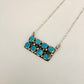 Kingman Turquoise Bar Necklace E