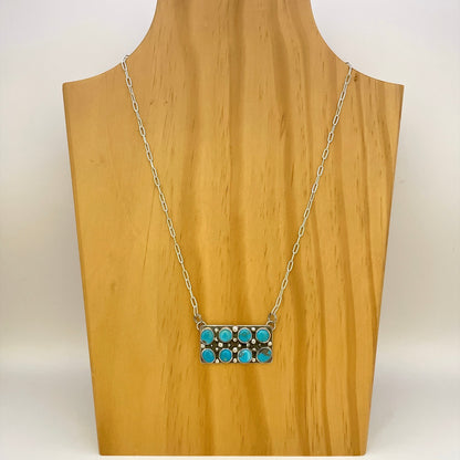キングマンターコイズバーネックレス By Marcella James E