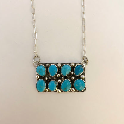 キングマンターコイズバーネックレス By Marcella James F
