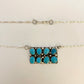 Kingman Turquoise Bar Necklace F