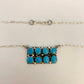 Kingman Turquoise Bar Necklace H