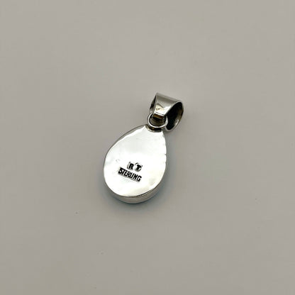 Sterling Silver Pendant with Kingman Turquoise