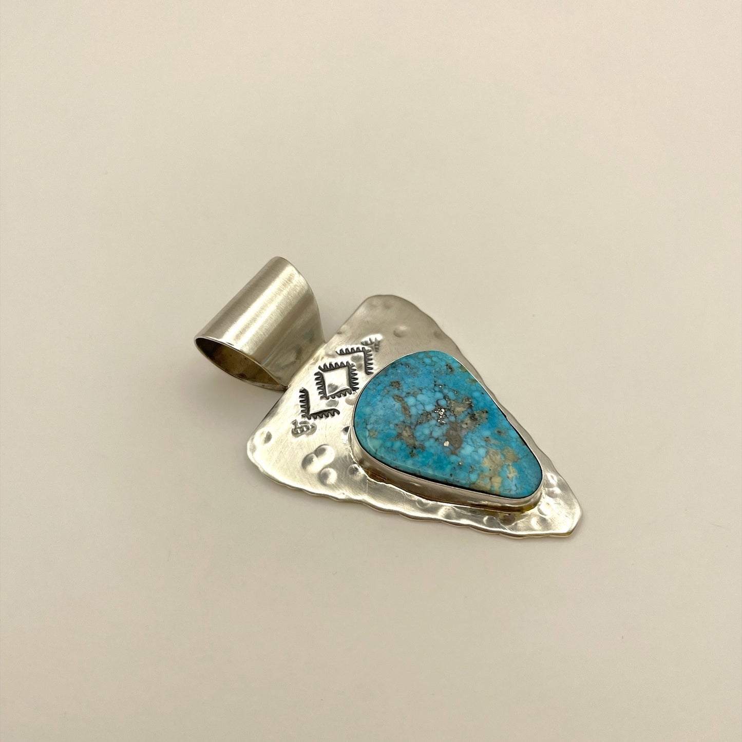 Turquoise Arrowhead Pendant