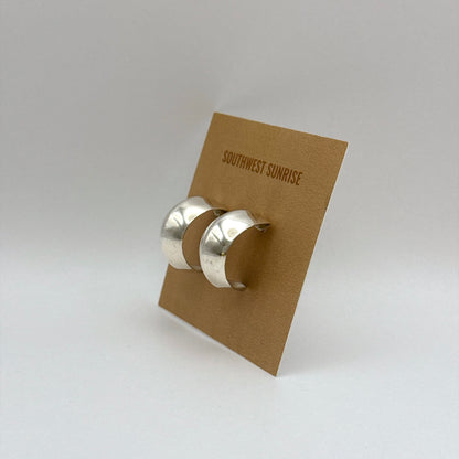 シルバースモールフープピアス 直径２３mm