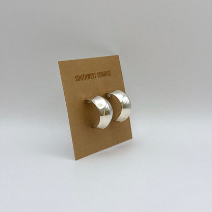 シルバースモールフープピアス 直径２３mm