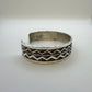 Stamped Sterling Silver Cuff Bracelet By Sunshine Reeves 5.5"