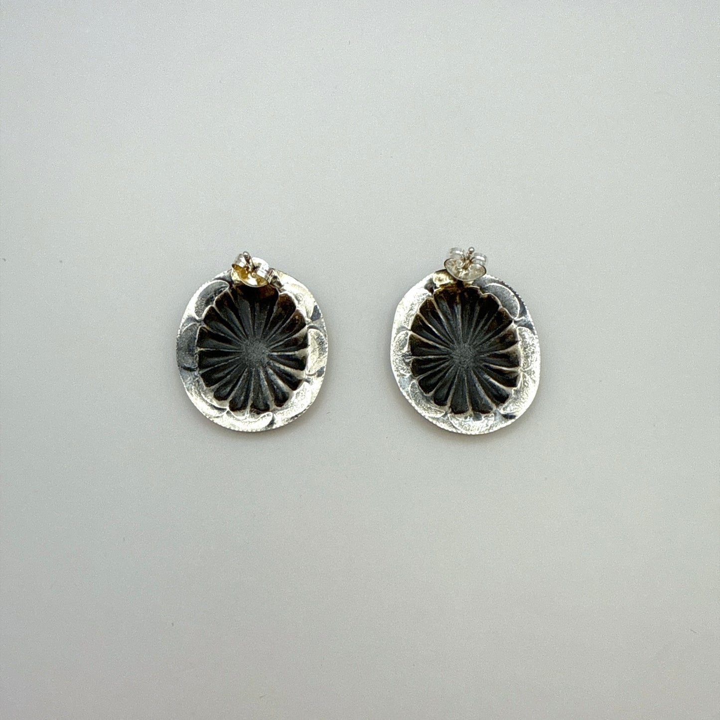 Concho Earrings 1"