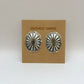 Concho Earrings 1 1/4"