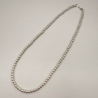 シャイニーナバホパールネックレス 4mm - 46cm