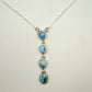 Golden Hills Turquoise Lariat Necklace