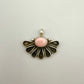 Pink Conch Fan Pendant