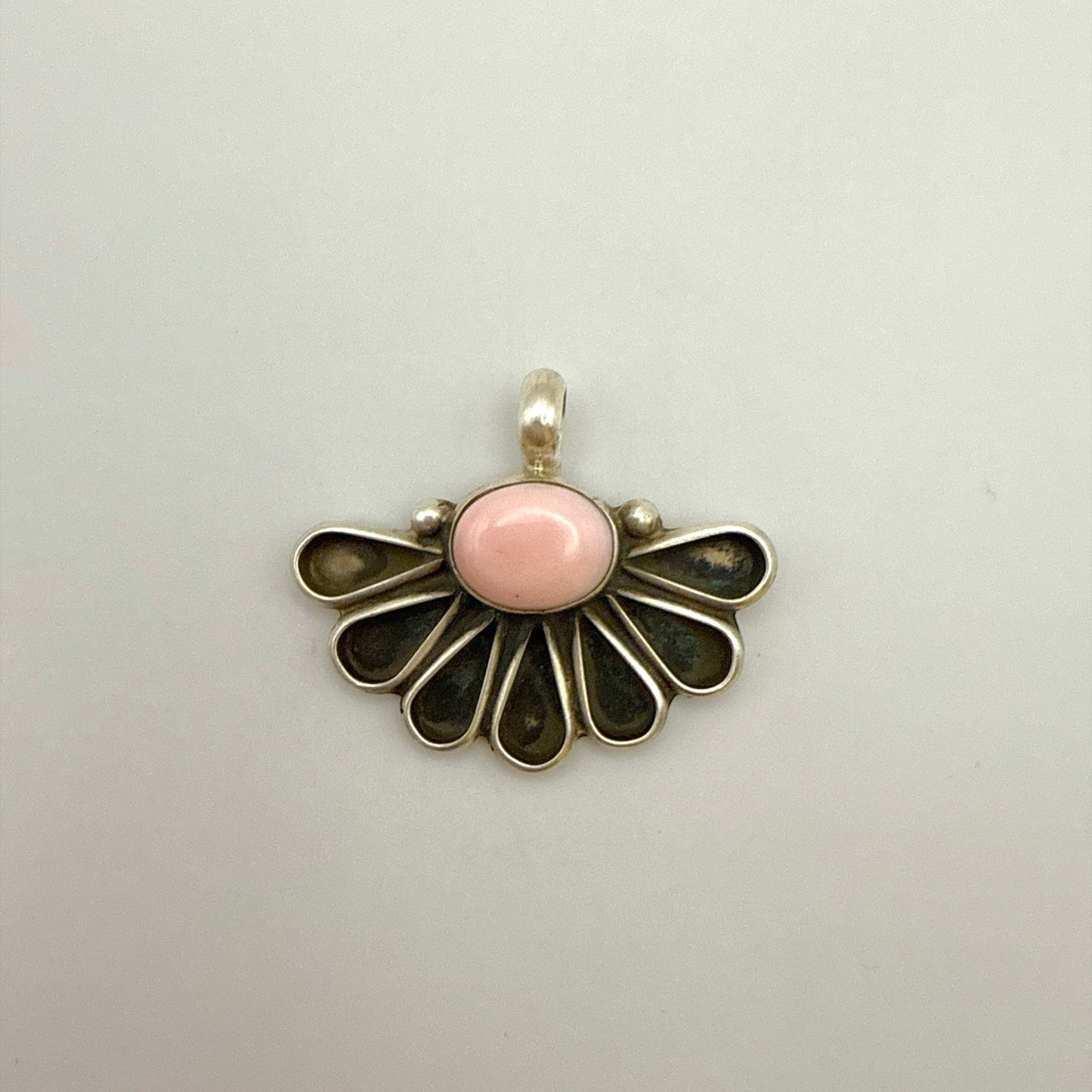 Pink Conch Fan Pendant