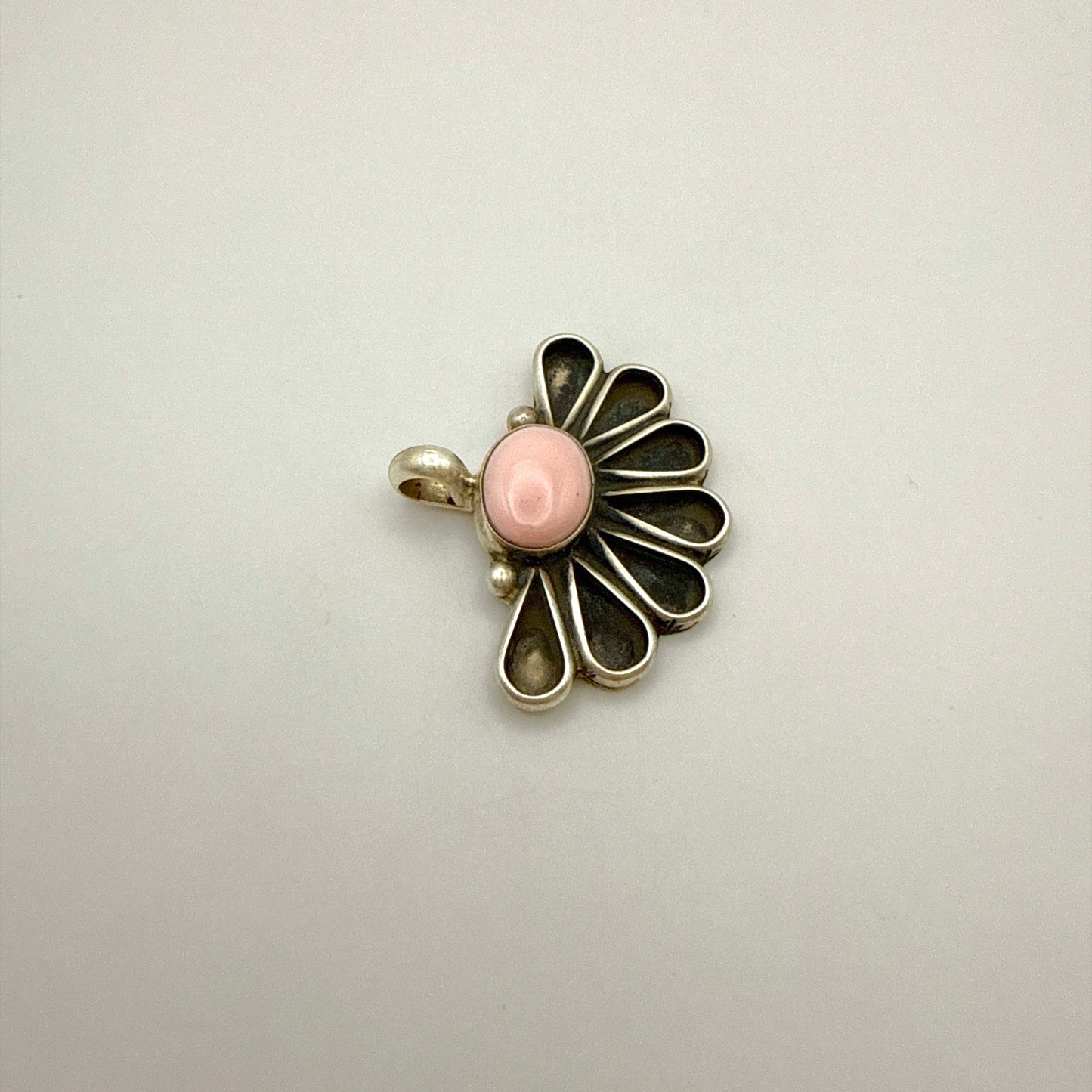 Pink Conch Fan Pendant