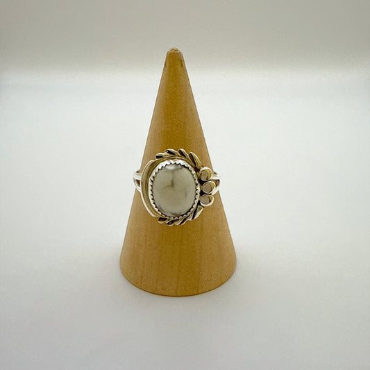 Howlite Ring Size 8.5