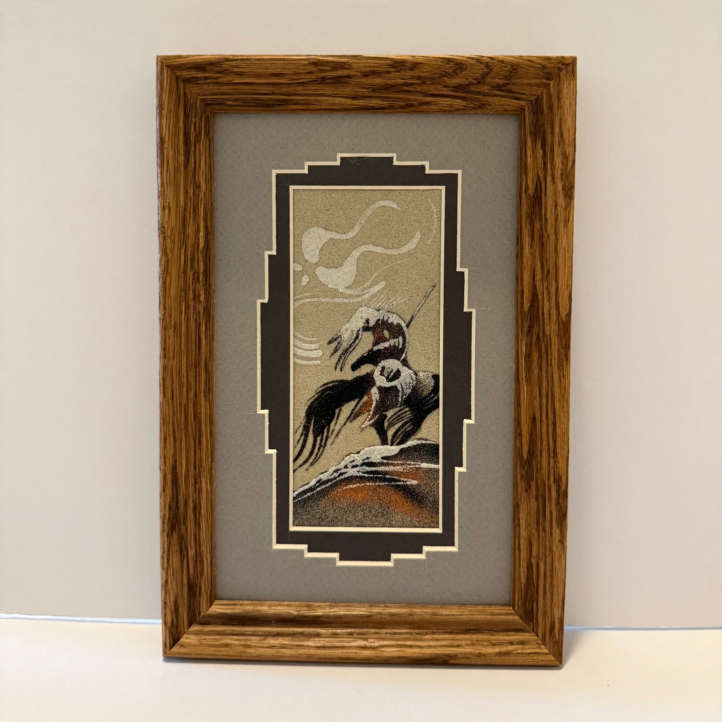 Navajo Sand Painting By Michael Watchman 9" x 6"