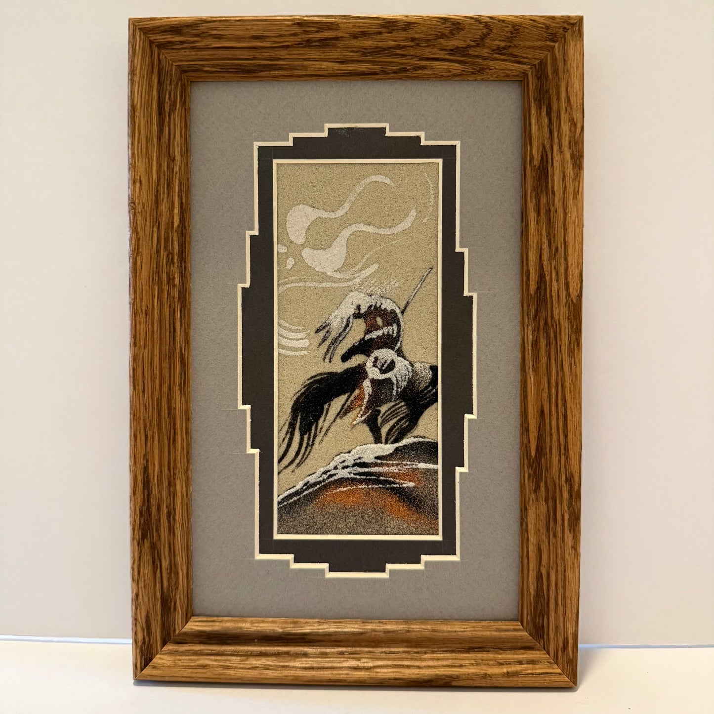 Navajo Sand Painting By Michael Watchman 9" x 6"