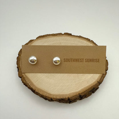 ナバホパールスタッドピアス８mm