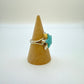 Turquoise Star Ring Size 8