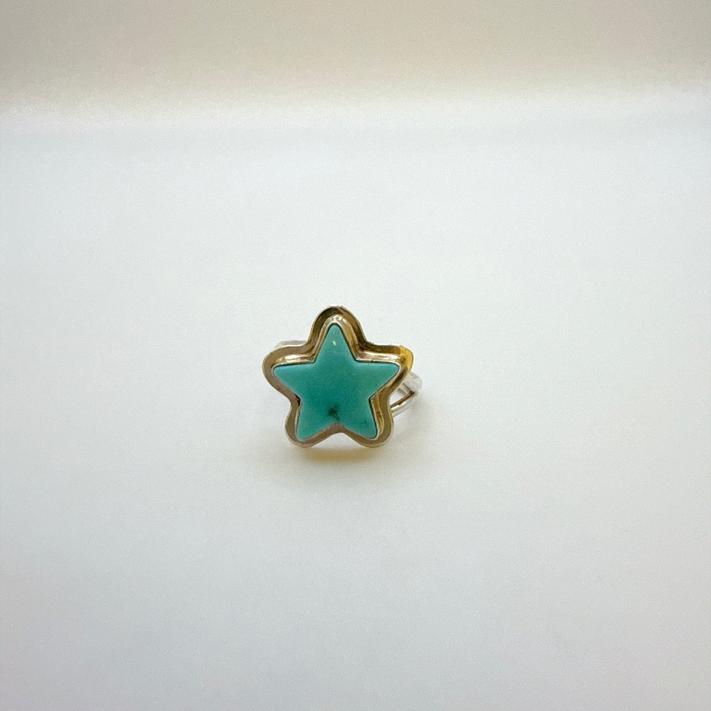 Turquoise Star Ring Size 8